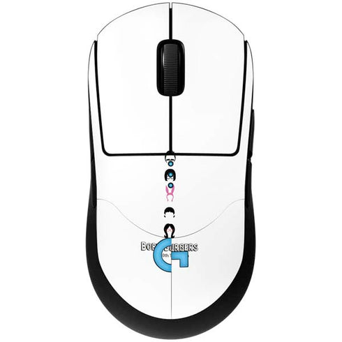 Bobs Burgers Silhouette G Pro Wireless Gaming Mouse Skin
